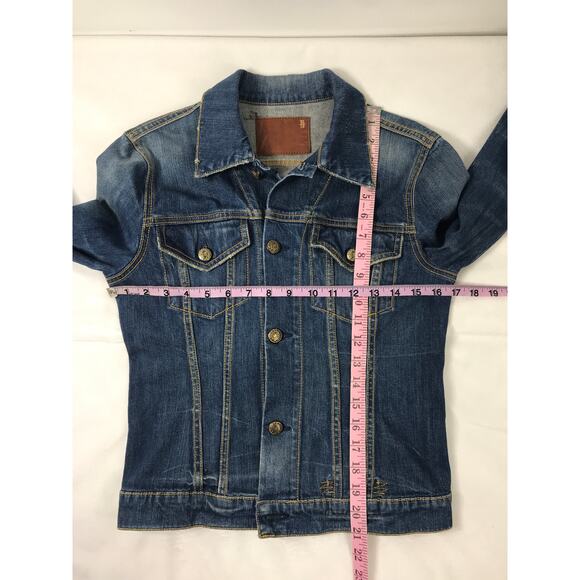 R13 Women's Denim Jean Jacket Street Designer Luxury Casual - Picture 12 of 14